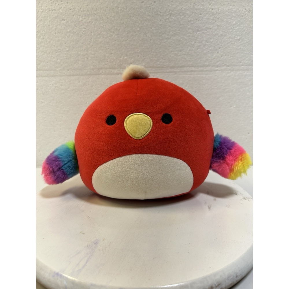 Squishmallow Paco Red Parrot 8"